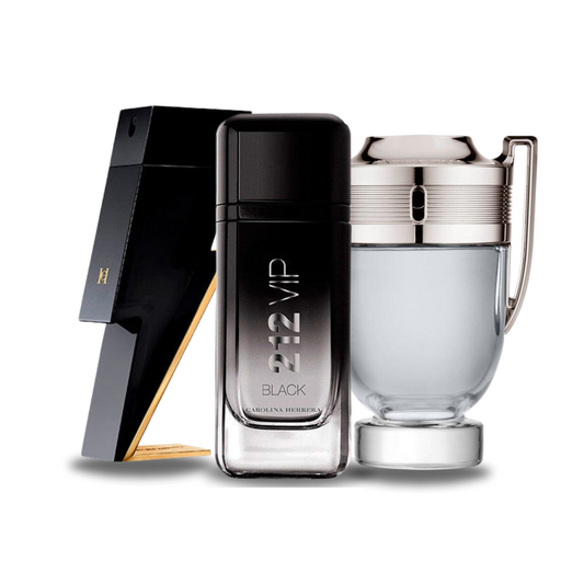 BAD BOY, 212 VIP BLACK, PACO RABANNE INVICTUS